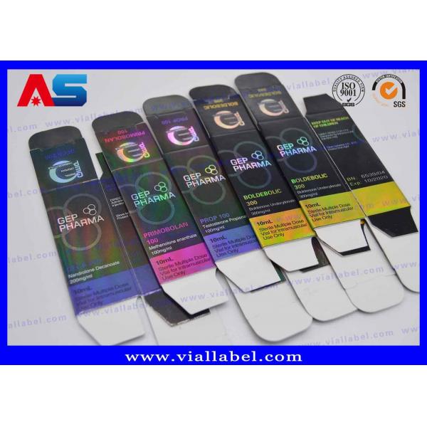 Gep Pharma 10ml Glass Vial 300g Paper Printed Packaging Boxes body building vial boxes