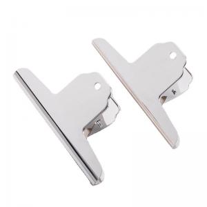  Silver Metal File Money Binder Clamps Clips for Home Office School Supplies square Custom Logo Manufactures