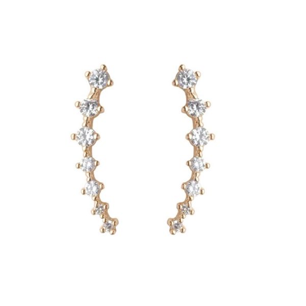 2025 Charm Jewelry Shiny Zircon Jewelry Earrings