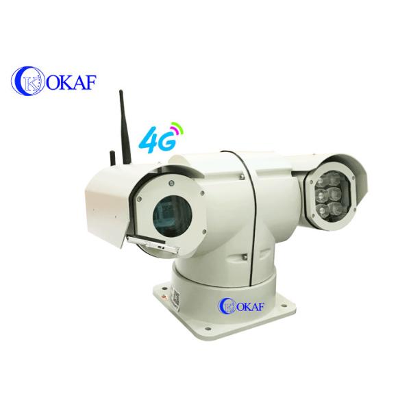 OKAF 4G Anti Shock Vehicle Roof PTZ IP Camera RS485 Control