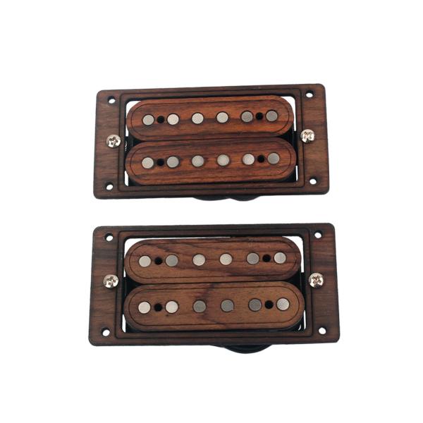 Professional Double Coil High Output Guitar Pickups Rosewood Material