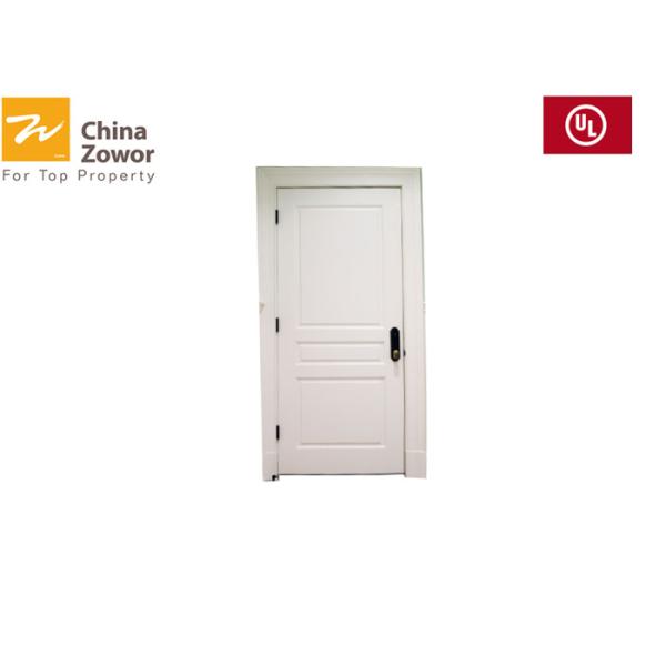 BS476 Single Swing Green Color FD60 Fire Rated Steel Insulated Door For Home Entrance