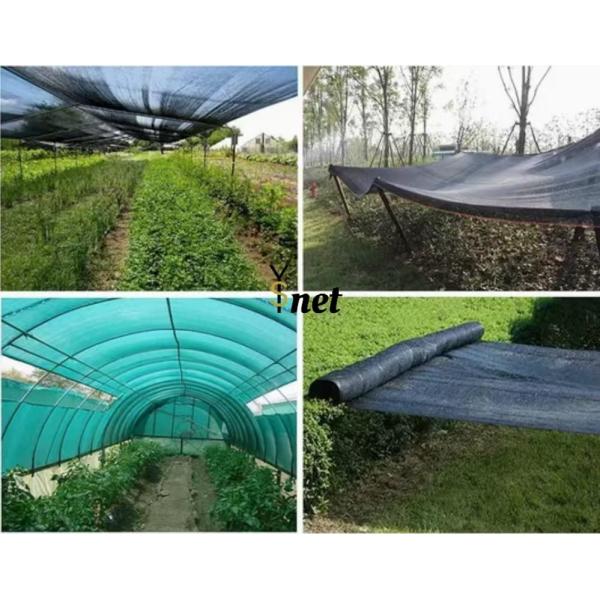 Black Farm Shade Cloth Anti UV Nylon Shade Net Corrosion resistance