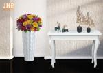 Glossy White Floor Vases Homewares Decorative Items Fiberglass Planters For Home
