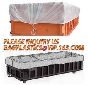  Large durable drawstring dumpster container liner for garbage disposable,dump truck liner |plastic bed liners for dumpst Manufactures