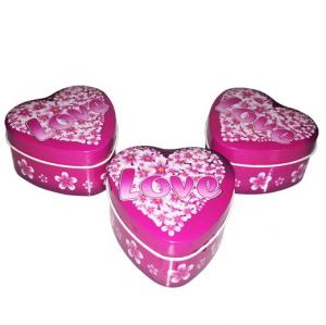  Decorative Heart Shaped Tin Gift Box Holiday Promotion Gift Metal Tin Packaging Manufactures