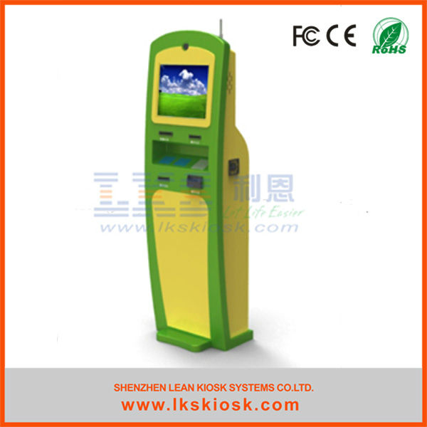 Custom PC System Half Outdoor Kiosk , Photo Printing Totem Kiosk With HDD 500G