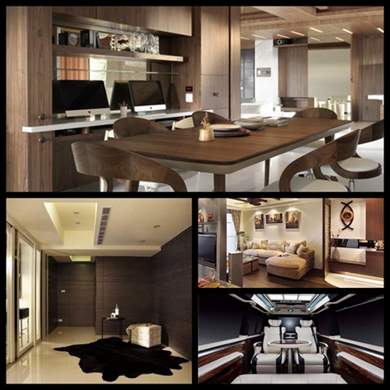 Fancy Santos Rosewood Veneer Sheets Plywood Support Customized