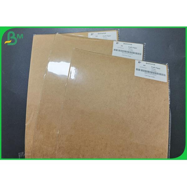 A4 A5 Sheeet Size Pure Pulp 250gsm 300gsm Brown Kraft Cardstock Paper Board