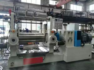  18 Second Electric Rubber Mixing Machine SGS Two Roll Mill For Rubber Compounding Manufactures