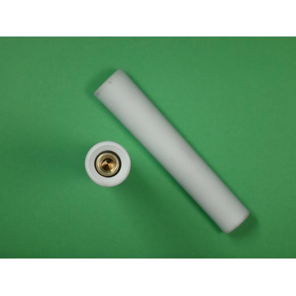 1 KΩ Straight White Ceramic Resistor , High Melting Point & Hardness & Abrasion Resistance