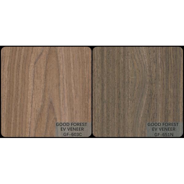 Engineered Wood Veneer EV Veneer Black Walnut Crown Cut Natural