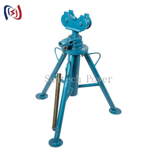 Mechanical Cable Pulling Tools Adjustable 5T Cable Drum Jack Stands