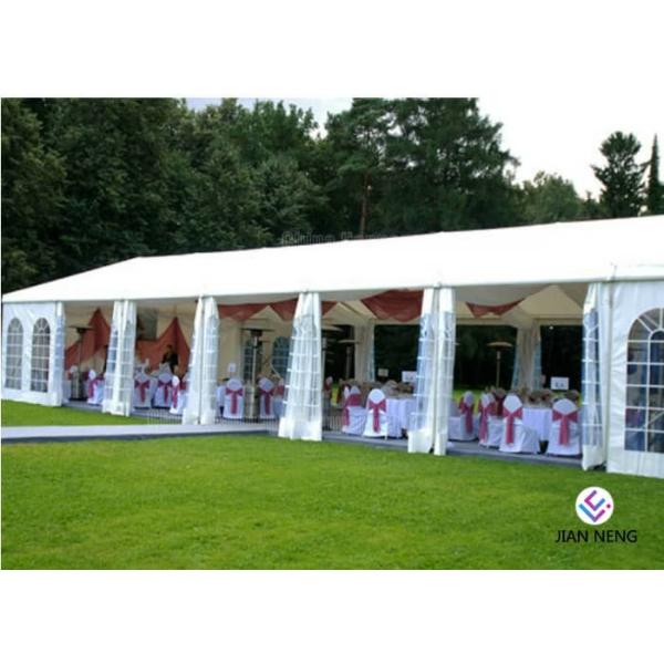 Water Resistant Small Aluminum Frame Tent , 12m Width Wedding Tent