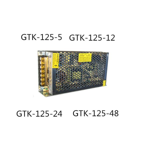 Dual Output AC DC Switching Power Supply , 5v 25a Power Supply 125W High Reliability