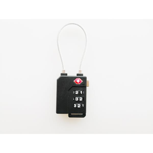 TSA  21100 Suitcase Cable Lock / Travel Cable Lock Length Adjustable For Security