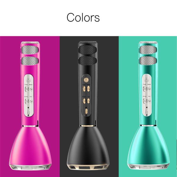 2017 new technology magic karaoke Micgeek M6 custom wireless microphone pk karaoke Microphone speaker bluetooth speakers