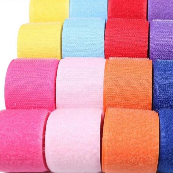 25m Sewable Hook And Loop Heat Resistance Customizable For Clothes And Shoes