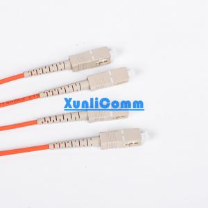 Duplex Fiber Optic Patch Cord SC - SC High Stability Customized Length