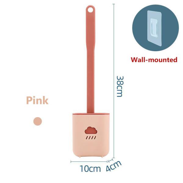 Daily Bathroom Silicone Wc Brush Wall Hanging