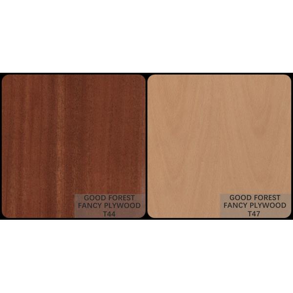 Makore Fancy Plywood Board Veneer Sapele Mahogany Plywood Customized
