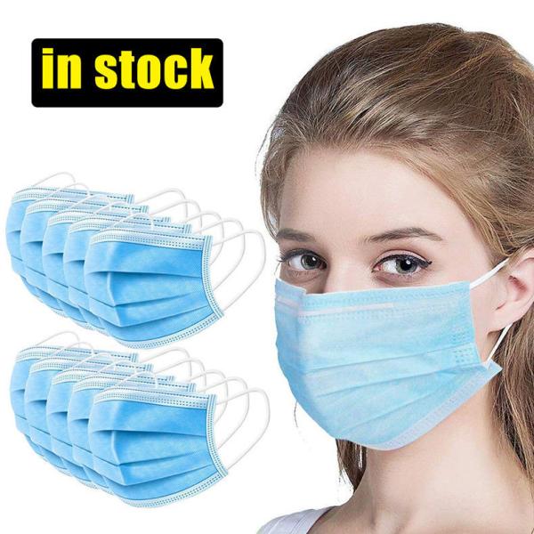 Adjustable Anti Spitting Disposable 3 Layer Individual Mask