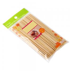  Natural Color Bamboo Barbecue Skewers Easily Clean Non Stick Mao Bamboo Manufactures