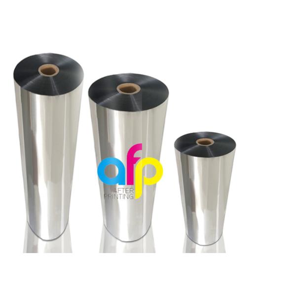 1 Inch Core Glossy Metalized Thermal Lamination Film BOPP / PET Material