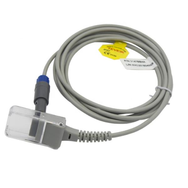 Commercial SpO2 Extension Cable 6pin To DB9 Female Medical Grade TPU Material