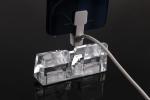 COMER Clear Acrylic menu Stand Countertop menu display holder for mobile phone