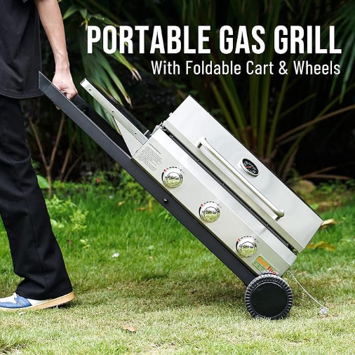 Portable charcoal grill,suitable for small outdoor barbecues