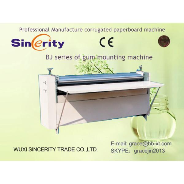 Corrugated Paperboard Carton Cutting Machine BJ Series Of Gum Mounting Machine