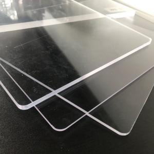 China Clear Plastic PETG Sheet With Round Corner on sale