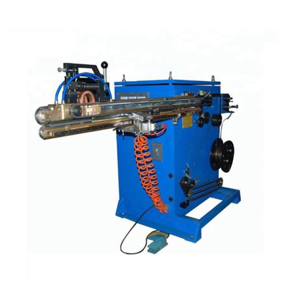 HVAC Straight And Stitch Seam Resistance Welding Machine For Round Air Duct Overlap