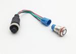 12MM 4 Pin Aviation audio control push / switch Button I/O inputs for MDVR