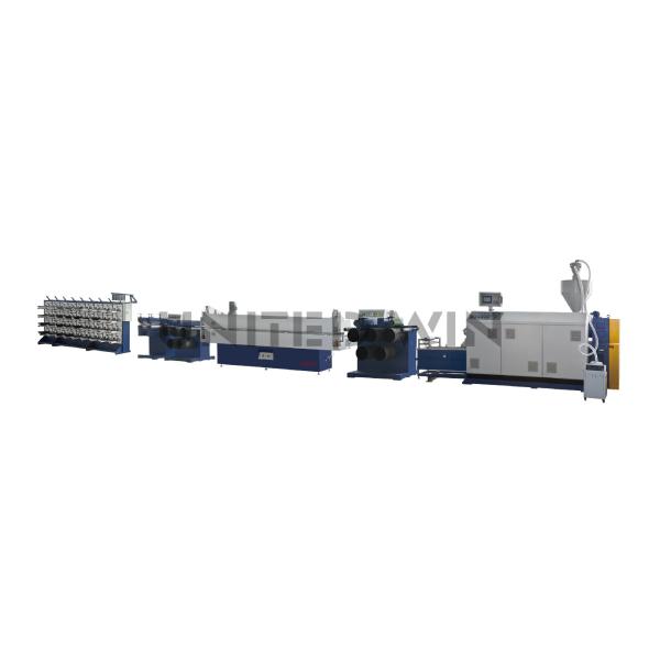 Pet PE Pp Monofilament Extrusion Line Machine Nets Mesh Making 57KW