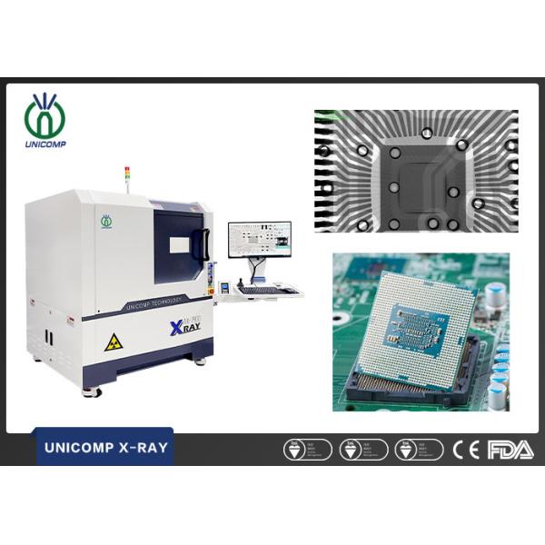Chipset Lead frame Inner Quality Inspection by Unicomp 5um closed tube  AX7900  X Ray Machine