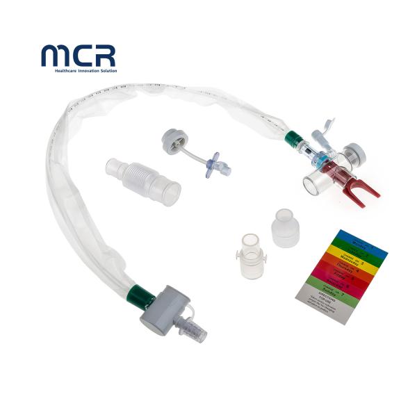 Disposable T-Piece Closed Suction Catheter 72H for Automatic Flushing