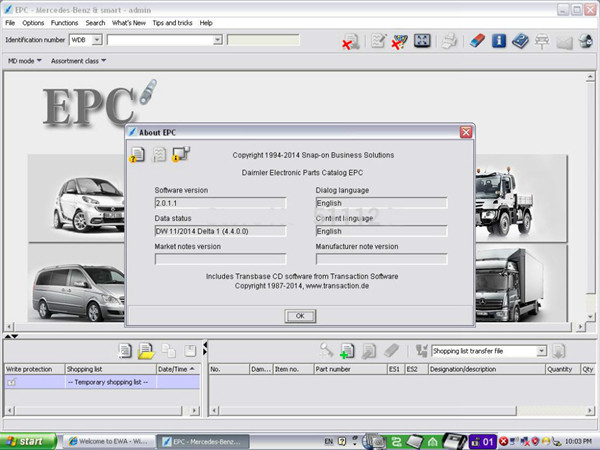 120G Used HDD 2015.07 Xentry MB Star C4 HDD Software Online Coding and Added W204 DAS+EPC