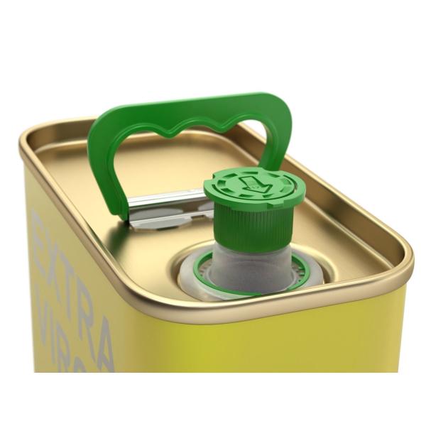 DADI 4L Olive Oil Packaging Container in Food Grade Metal Tin Container for Industrial Food Oil Can