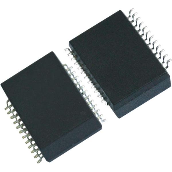 24P Lan Magnetics 10 / 100 / 1000 Base - T  Transformers Single Port Surface Mount