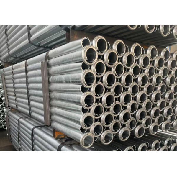 Galvanized Black 47mm Split Set Friction Rock Bolt Stabilizers With Domed Plates