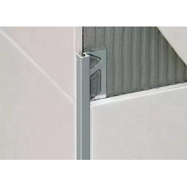 2.5m Metal Tile Edge Trim For Aluminum Alloy Profile Tile Edge Trim Aluminium