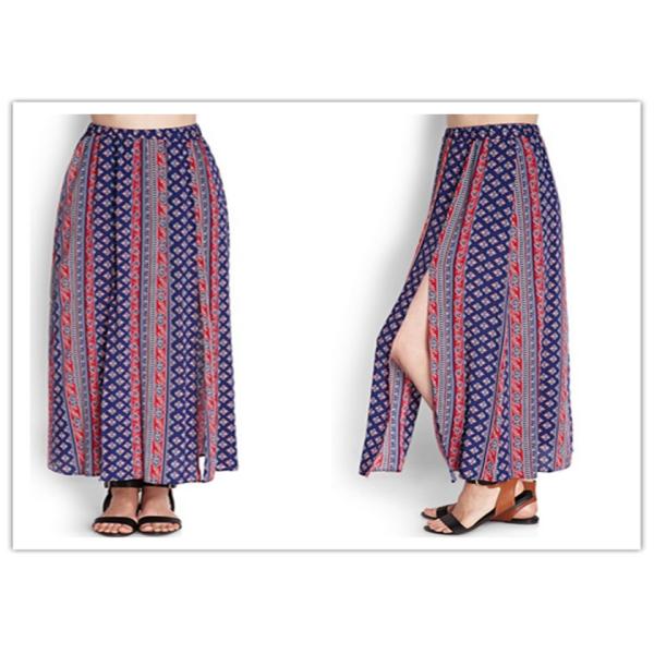 Newest Design Women Floral Print Trousers