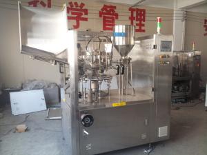  30-50 0.1M³ / Min Capacity Plastic Tube Filling Machine For Air Heating Sealing Tube Manufactures