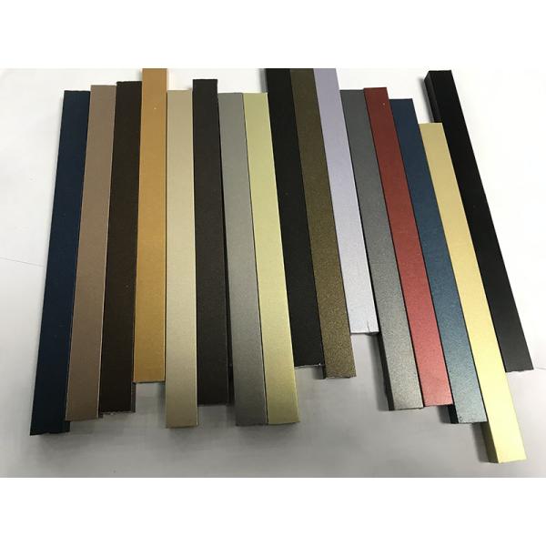 The aluminum alloy extrusion floor/tiles finish line straps trims