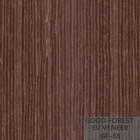 Apricot Brown Wood Veneer Dyed Engineered Veneer For Cabinet Face