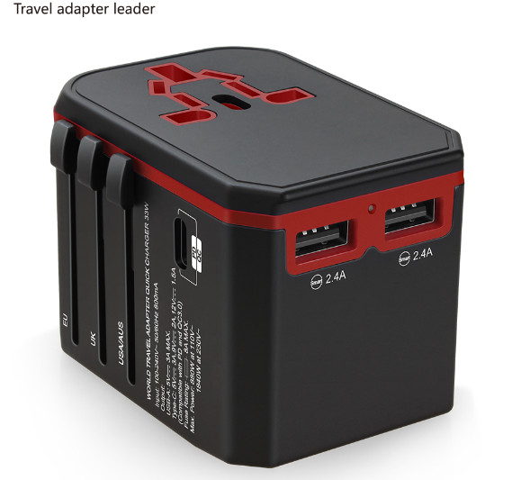 Convenient Travel Multifunction Phone Charger Travel  Multi Charger Adapter