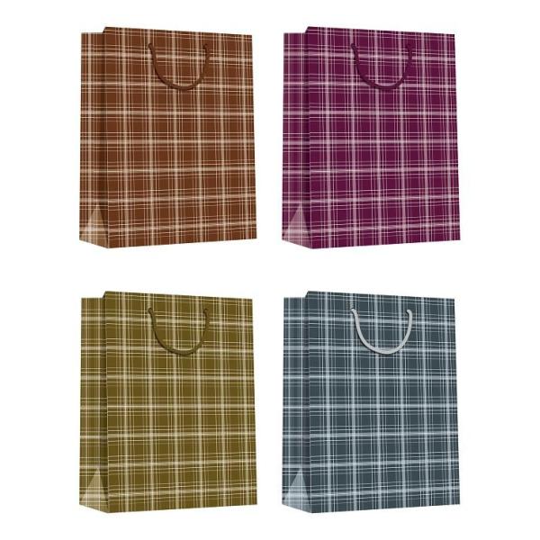 Different colors frid Paper Shopping Bags for luxury cloth, wallet, belt