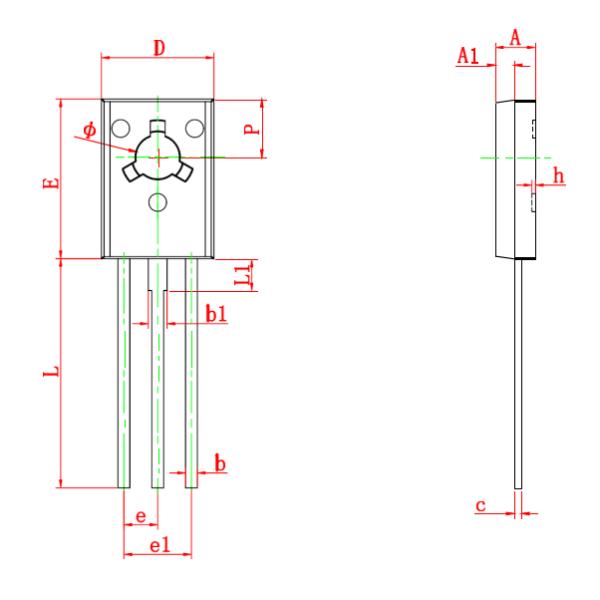 PNP Tip Power Transistors TO-251-3L Plastic Encapsulated B772 Low Speed Switching